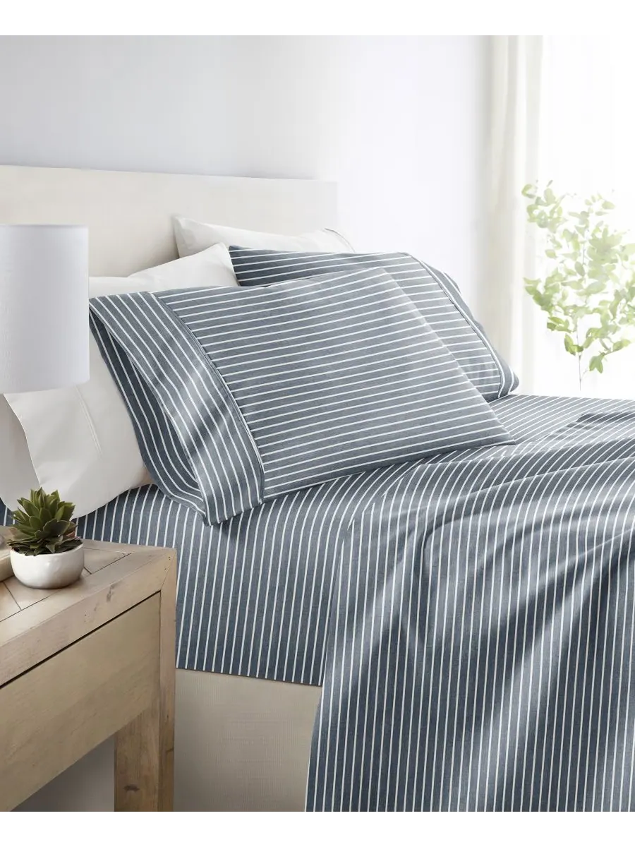 Комплект постельного белья Soft Lines из 3 предметов, размер Twin ienjoy Home — изображение 4 из 4, серый