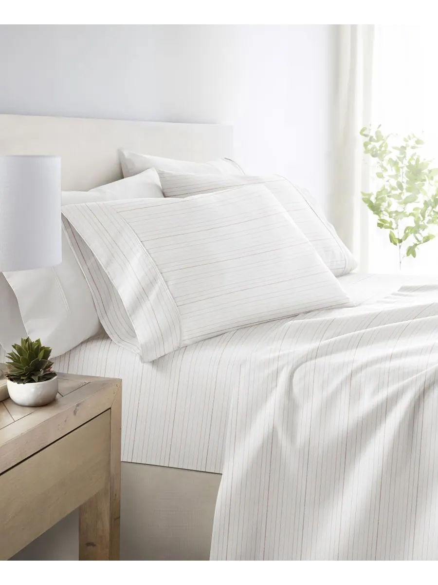 Комплект постельного белья Soft Lines из 3 предметов, размер Twin ienjoy Home — изображение 4 из 4, терракотовый