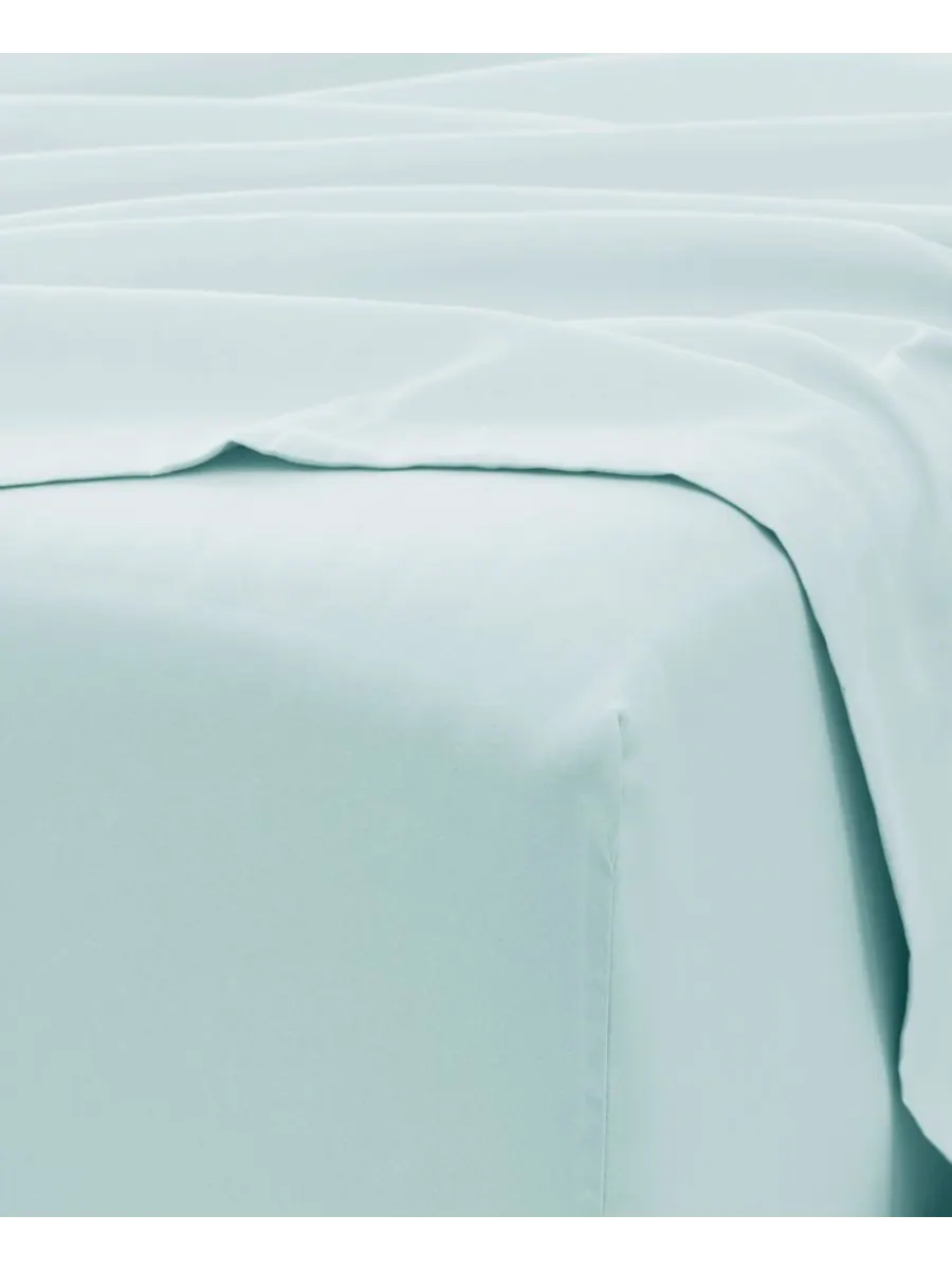 Комплект постельного белья Solids in Style из 6 предметов, размер King Ienjoy Home — изображение 5 из 6, голубой
