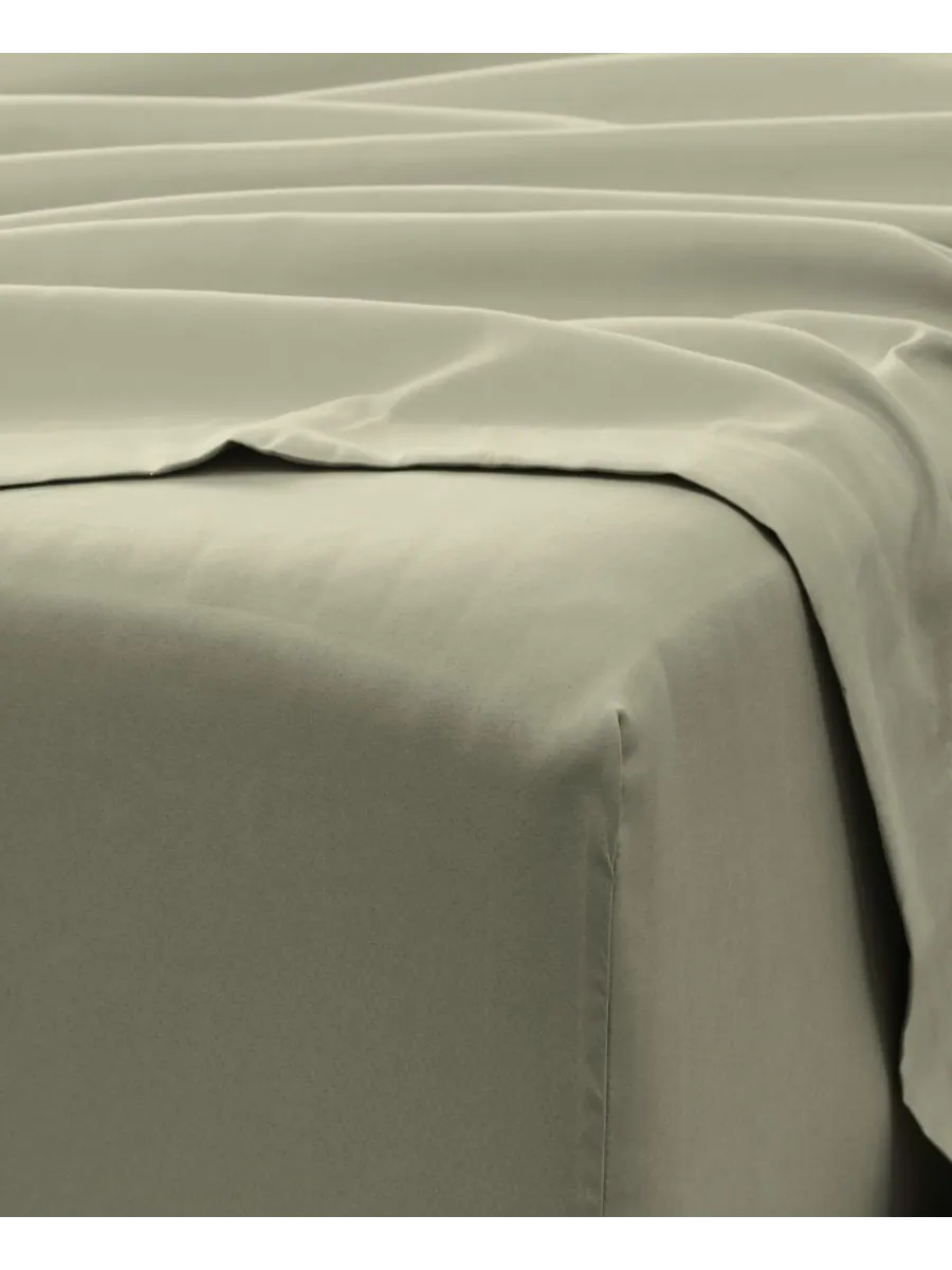 Комплект постельного белья Solids in Style из 6 предметов, размер King Ienjoy Home — изображение 5 из 6, шалфейный