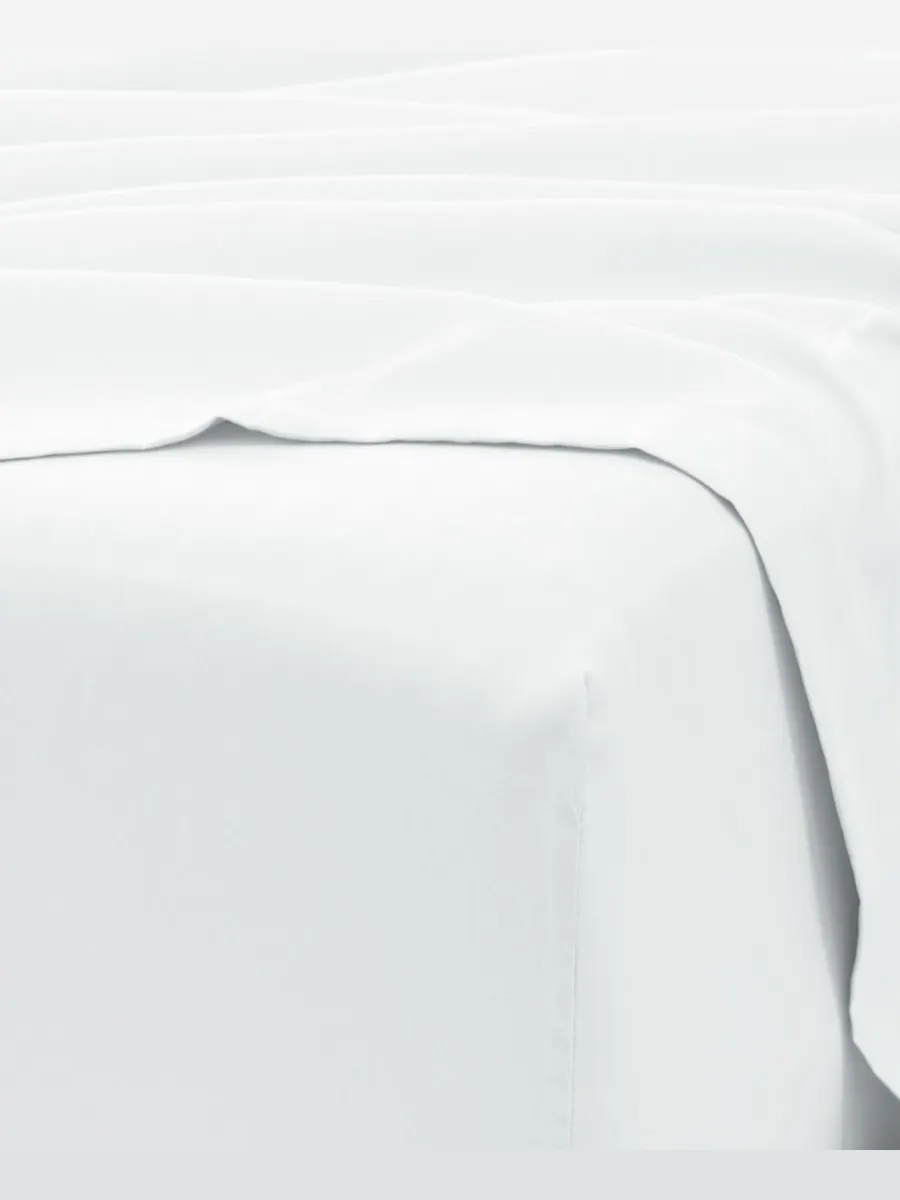 Комплект постельного белья Solids in Style из 6 предметов, размер King Ienjoy Home — изображение 5 из 6, белый