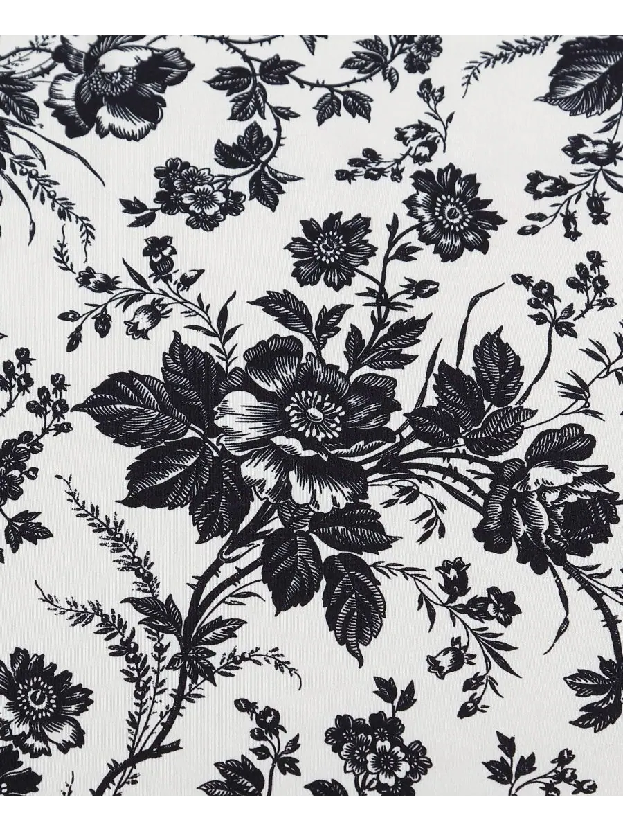 Комплект постельного белья Betseys Toile из 2 предметов, размер Twin Betsey Johnson — изображение 4 из 6, черный