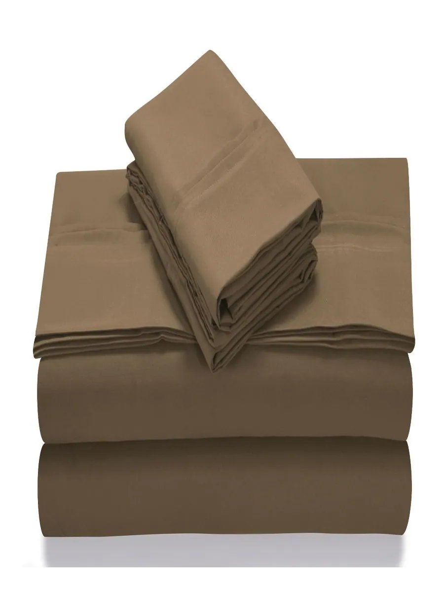 Комплект постельного белья Super Soft Solid Easy Care Extra Deep Pocket, размер Queen Очень мягкий — изображение 3 из 3