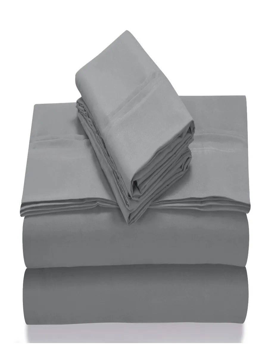 Комплект постельного белья Super Soft Solid Easy Care Extra Deep Pocket, размер Queen Очень мягкий — изображение 2 из 3