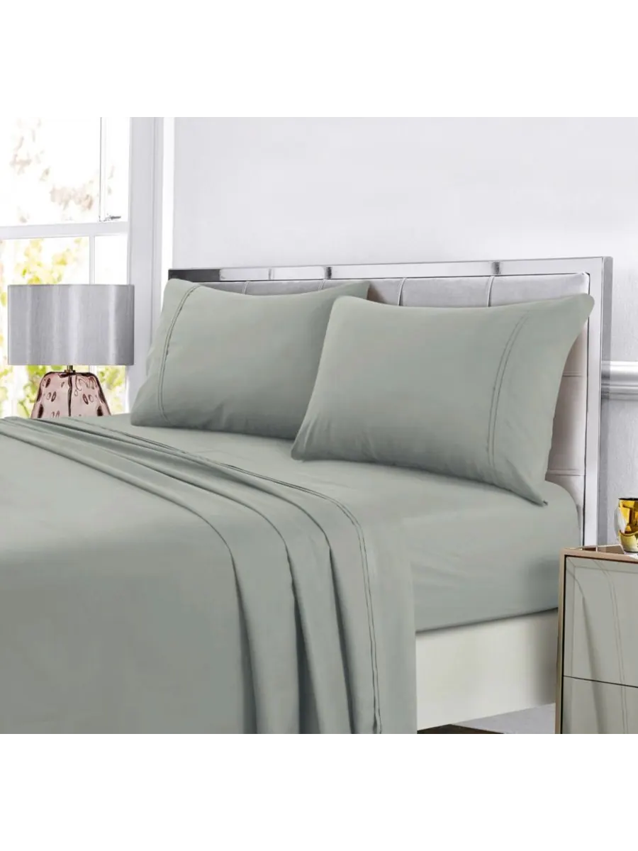 Комплект постельного белья Super Soft Solid Easy Care Extra Deep Pocket, размер Queen Очень мягкий — изображение 1 из 3