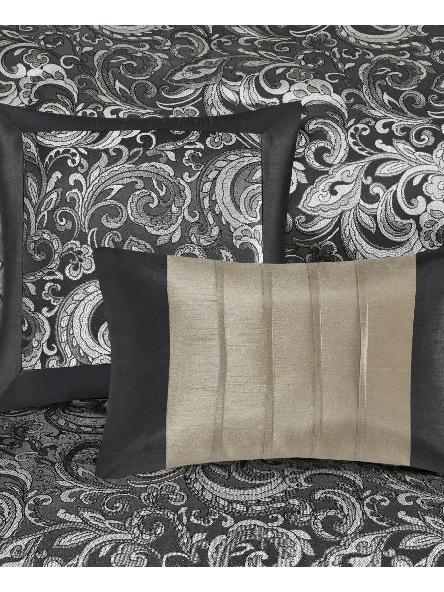 Комплект мебели brystol из 24 предметов, размер queen. Madison Park Essentials — изображение 5 из 9, черный