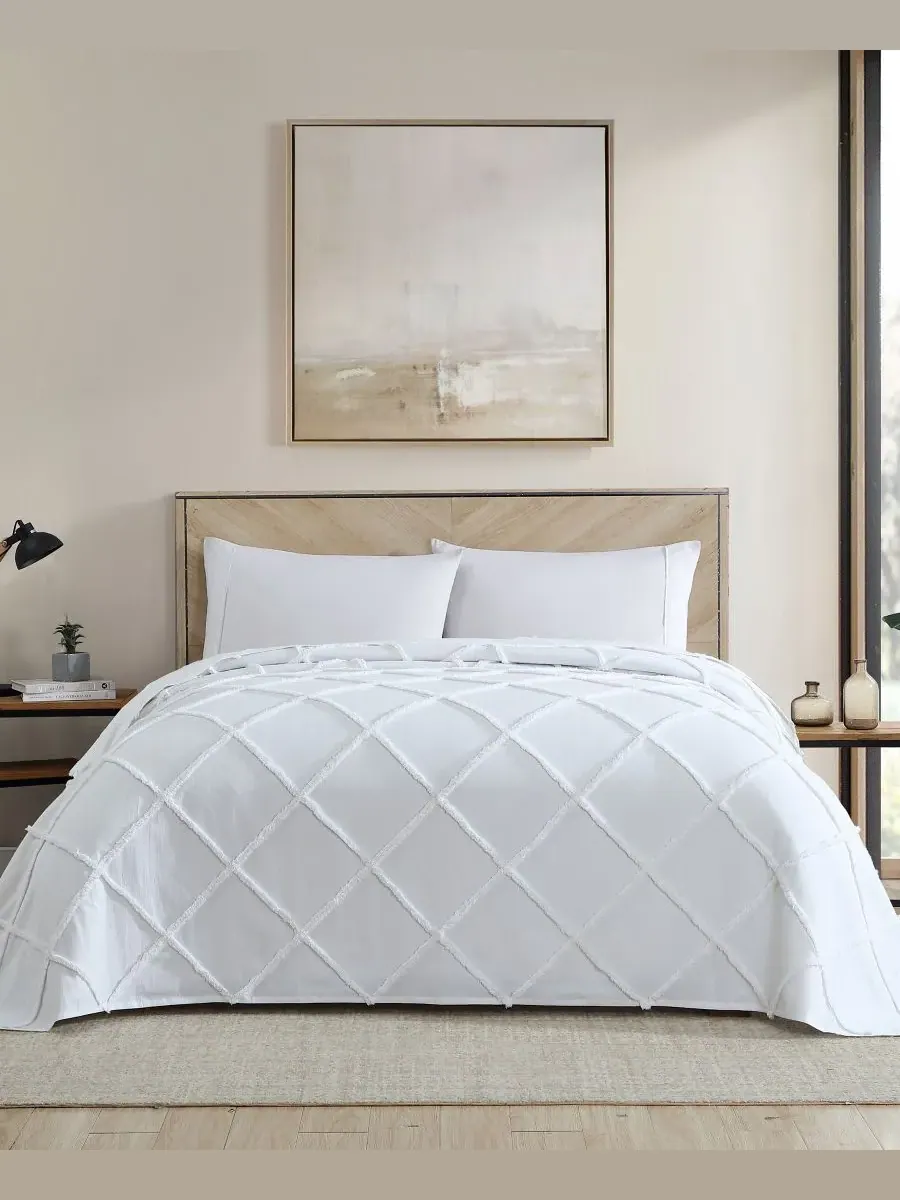 Классическое покрывало из синели, размер King Elle Decor