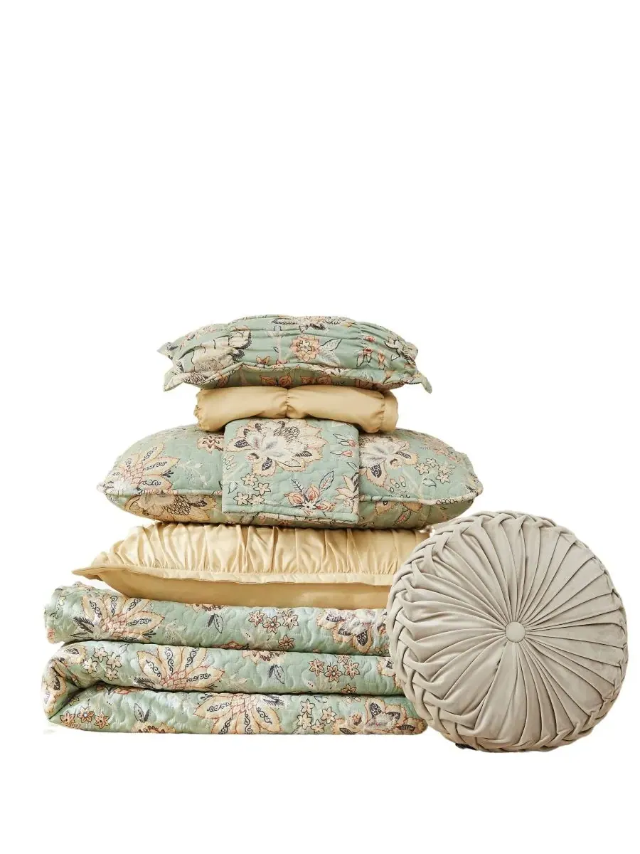 Комплект постельного белья Southshore Fine Linens Jacobean Willow из 6 предметов, размер Twin/Twin — изображение 2 из 4