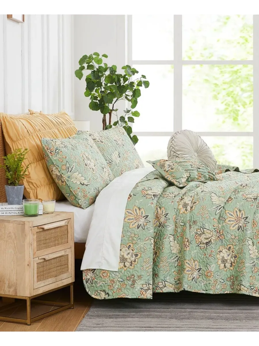 Комплект постельного белья Southshore Fine Linens Jacobean Willow из 6 предметов, размер Twin/Twin — изображение 4 из 4
