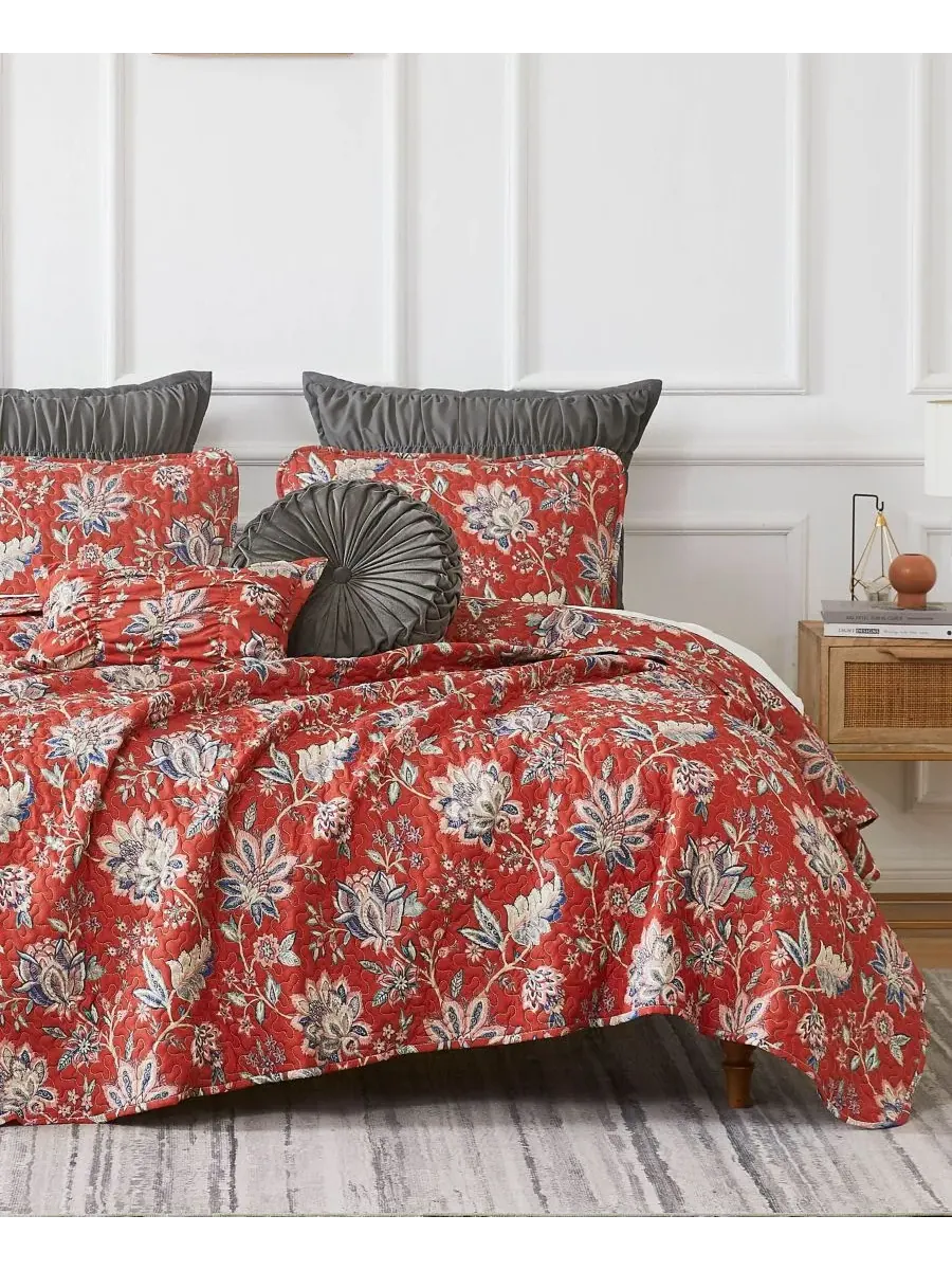 Комплект постельного белья Southshore Fine Linens Jacobean Willow из 6 предметов, размер Twin/Twin — изображение 3 из 4