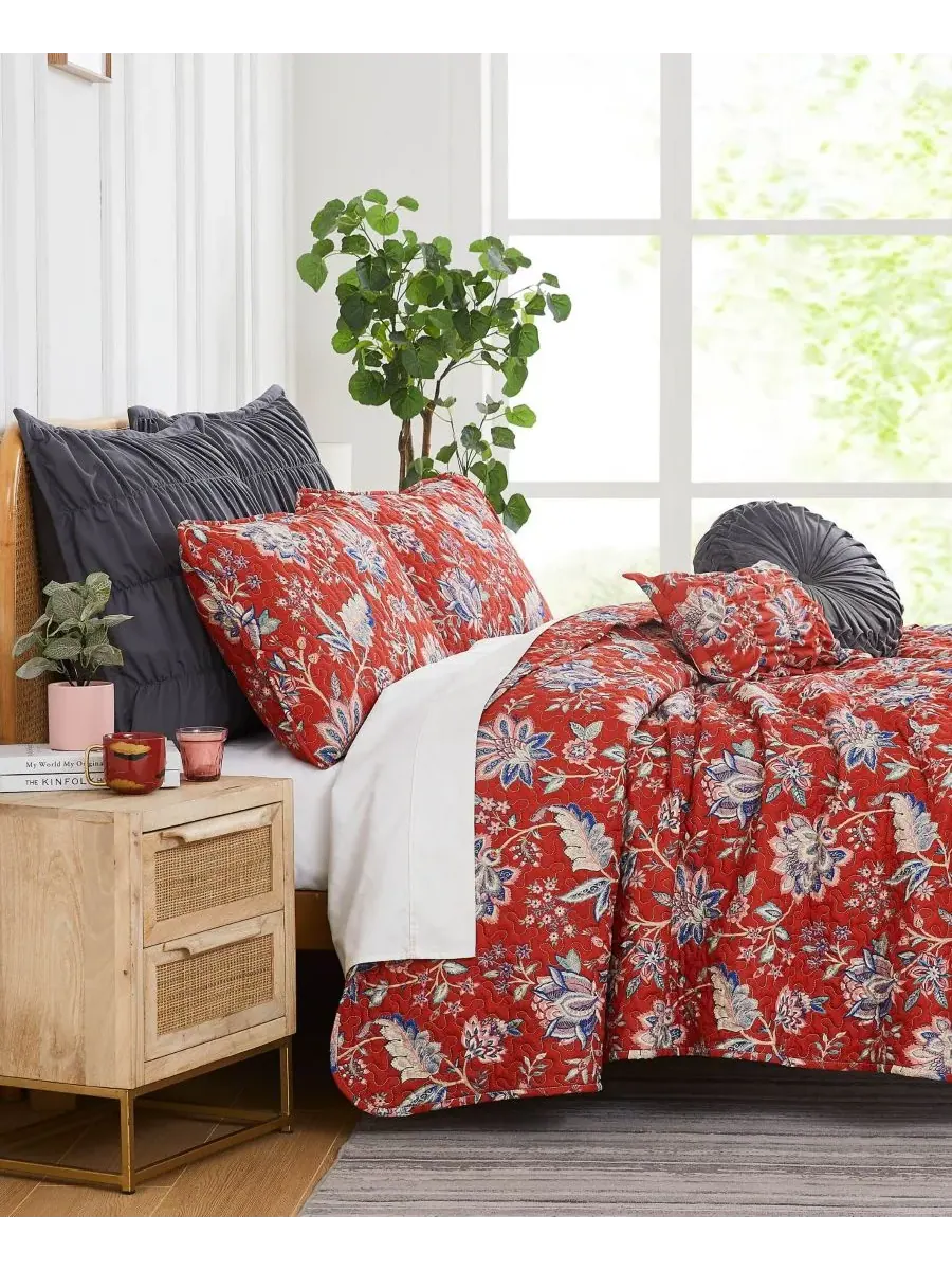 Комплект постельного белья Southshore Fine Linens Jacobean Willow из 6 предметов, размер Twin/Twin — изображение 4 из 4