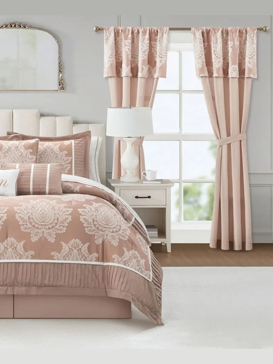 Комплект постельного белья Therese Damask, 15 предметов, королевский размер Stratford Park — изображение 2 из 7