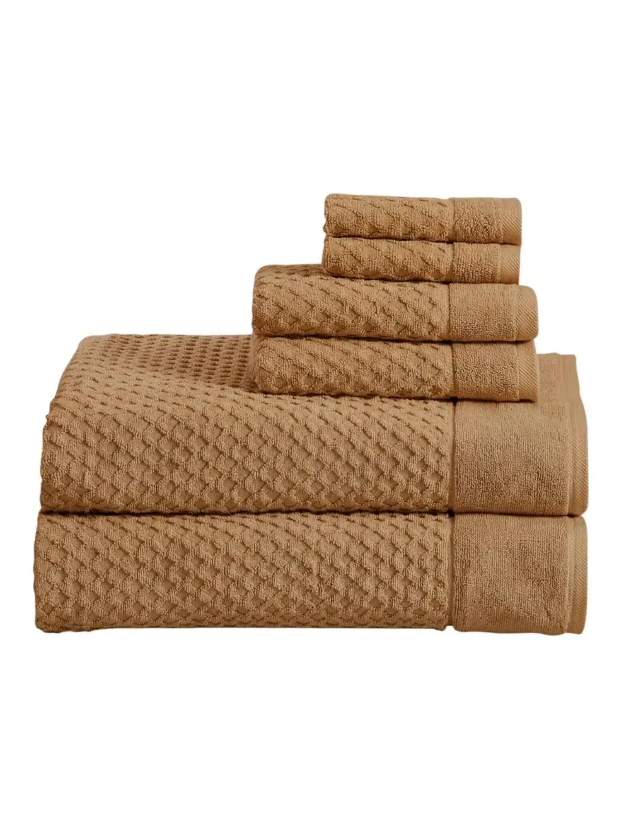 Комплект банных полотенец Diamond Waffle Texture 6 предметов Linery & Co
