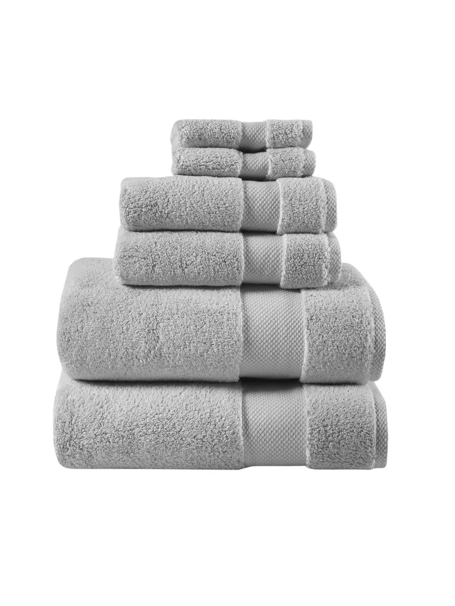 Набор банных полотенец Splendor Cotton, 6 предметов Madison Park Signature