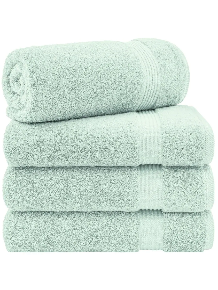 Набор банных полотенец Bekos Premium из 100% турецкого хлопка, 4 предмета American Soft Linen
