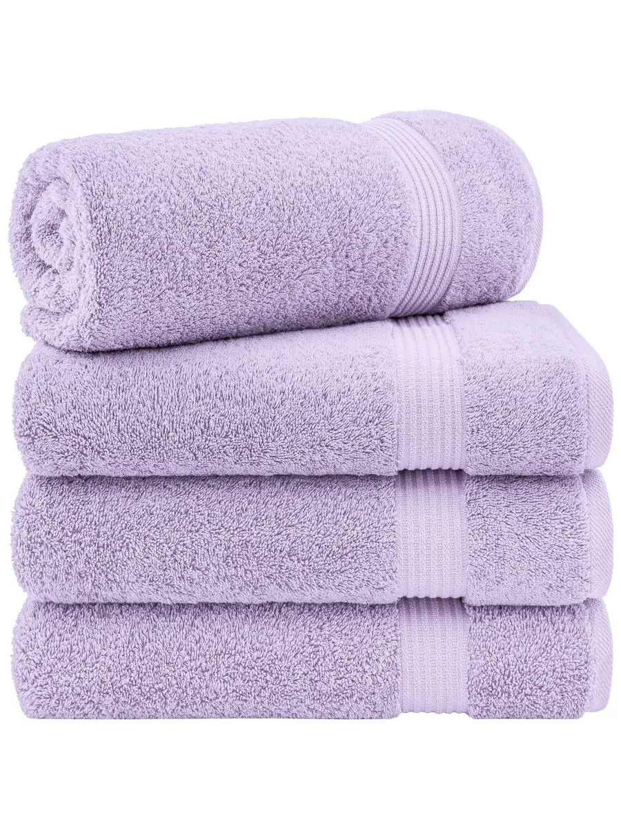 Набор банных полотенец Bekos Premium из 100% турецкого хлопка, 4 предмета American Soft Linen