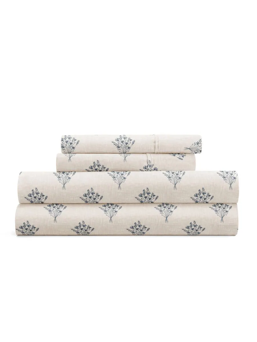 Изящный комплект постельного белья из 4 предметов, размер King ienjoy Home