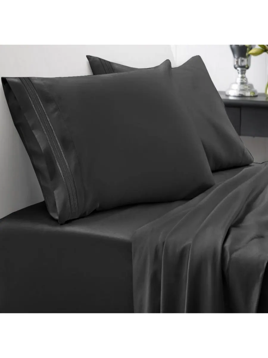 Комплект постельного белья из микрофибры, 4 предмета, размер Queen Sweet Home Collection