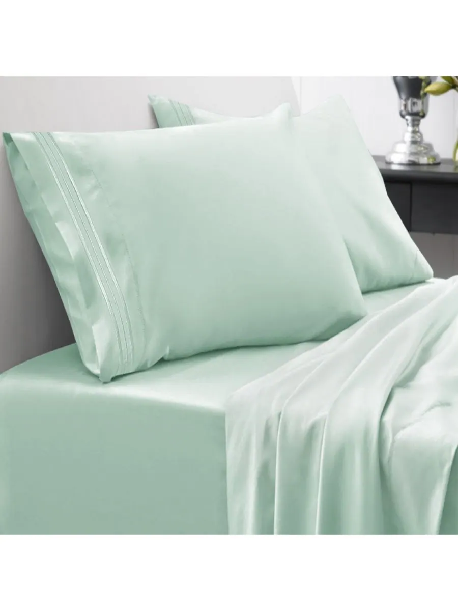 Комплект постельного белья из микрофибры, 4 предмета, размер Queen Sweet Home Collection