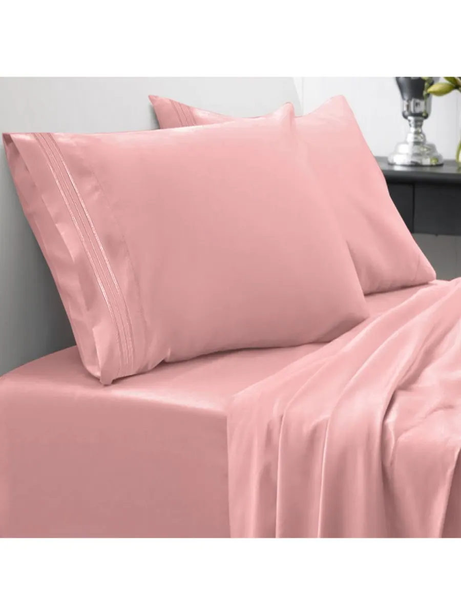 Комплект постельного белья из микрофибры, 4 предмета, размер Queen Sweet Home Collection