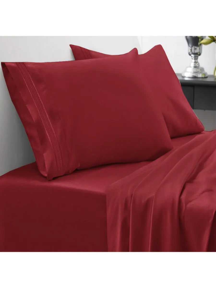 Комплект постельного белья из микрофибры, 4 предмета, размер Queen Sweet Home Collection