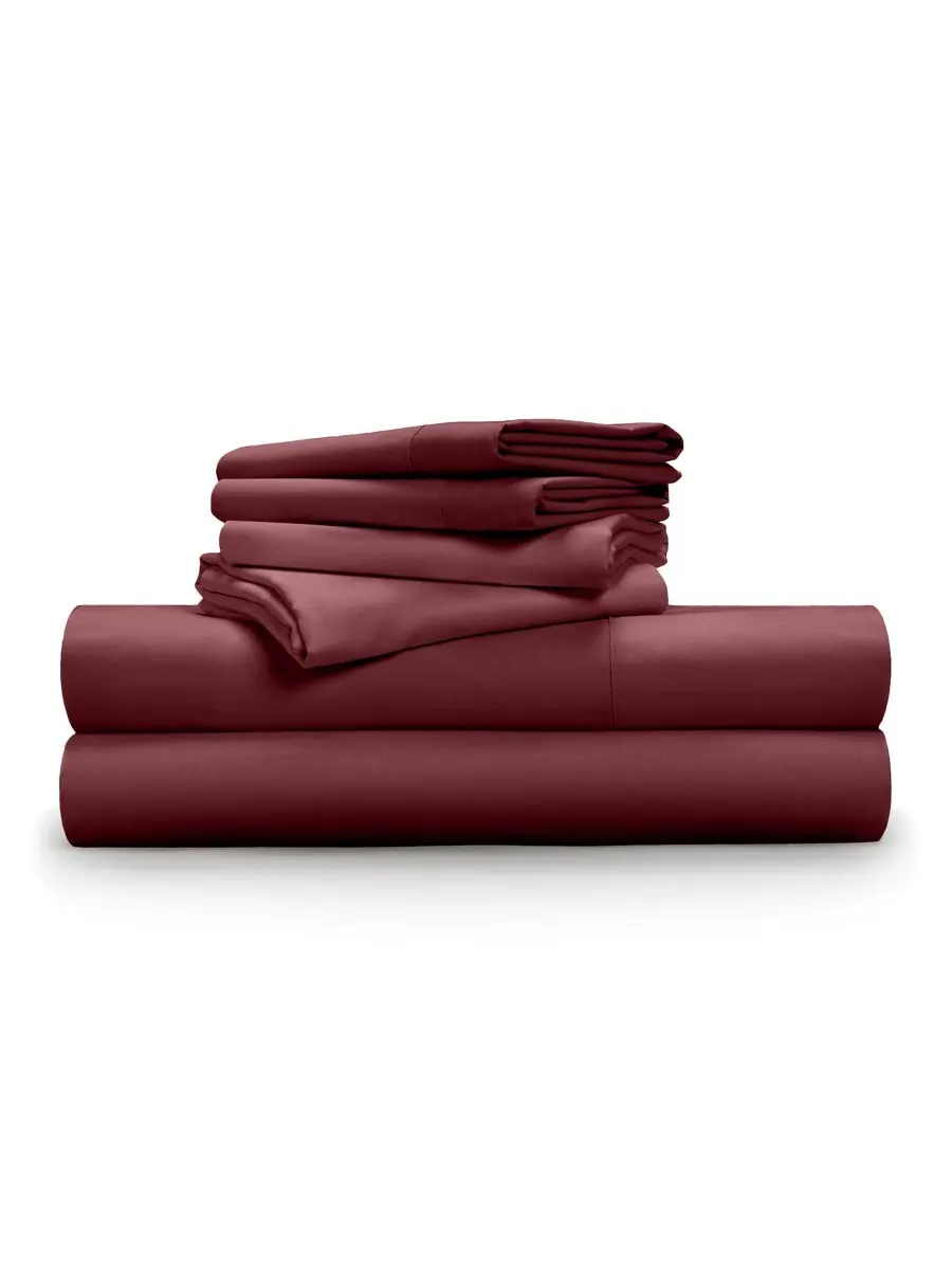 Комплект постельного белья Luxe Soft & Smooth из лиоцелла, 6 предметов, размер Full Pillow Gal