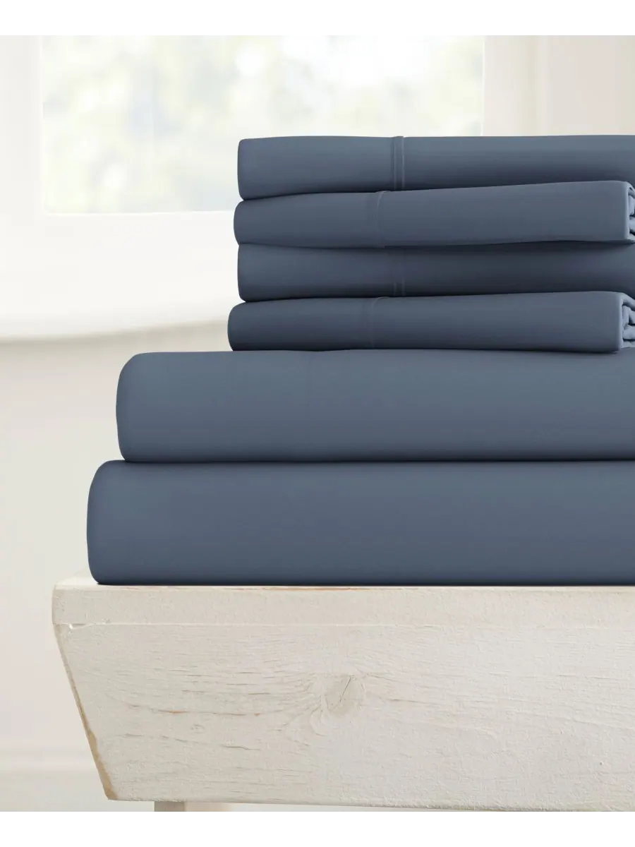 Комплект постельного белья Solids in Style из 6 предметов, размер Queen Ienjoy Home