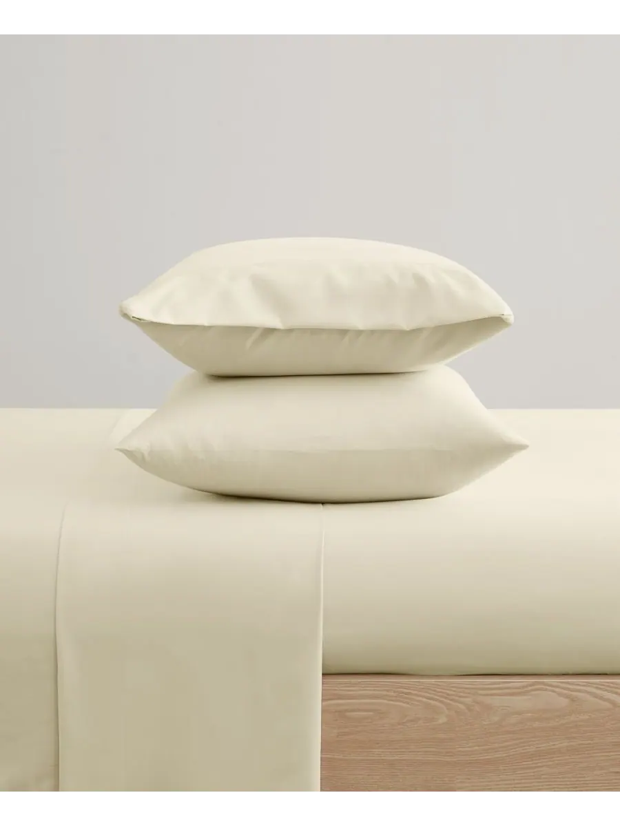Комплект постельного белья из 4 предметов, размер King Truly Soft — изображение 3 из 4, ванильный