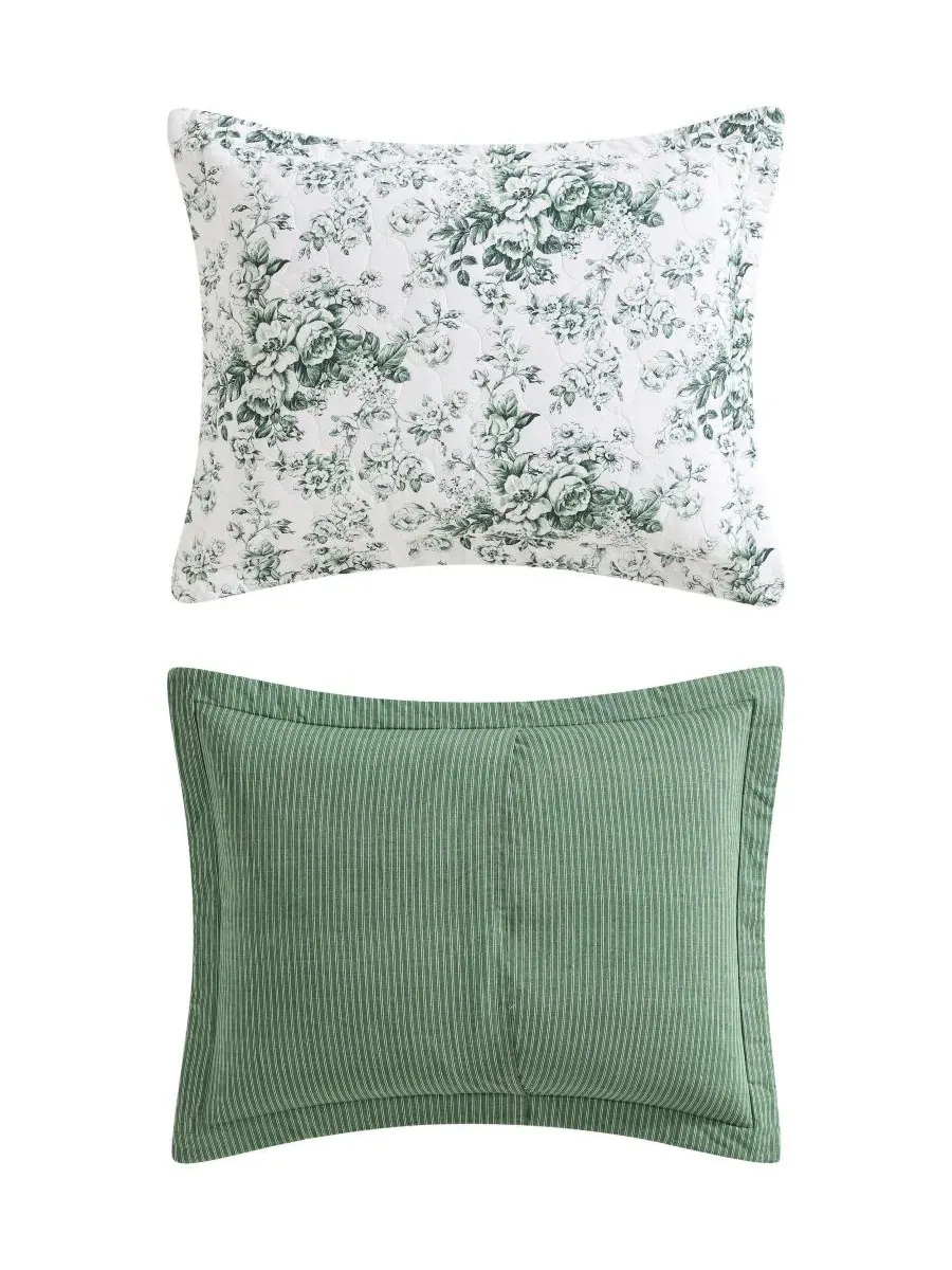 Двусторонний комплект постельного белья Toile Delight из 3 предметов, размер Full/Queen Laura Ashley — изображение 8 из 8