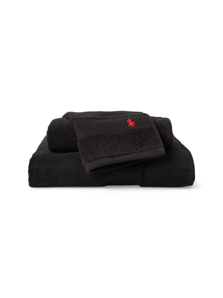 Хлопковый коврик, 53 x 79 см Polo Ralph Lauren — изображение 1 из 4, черный