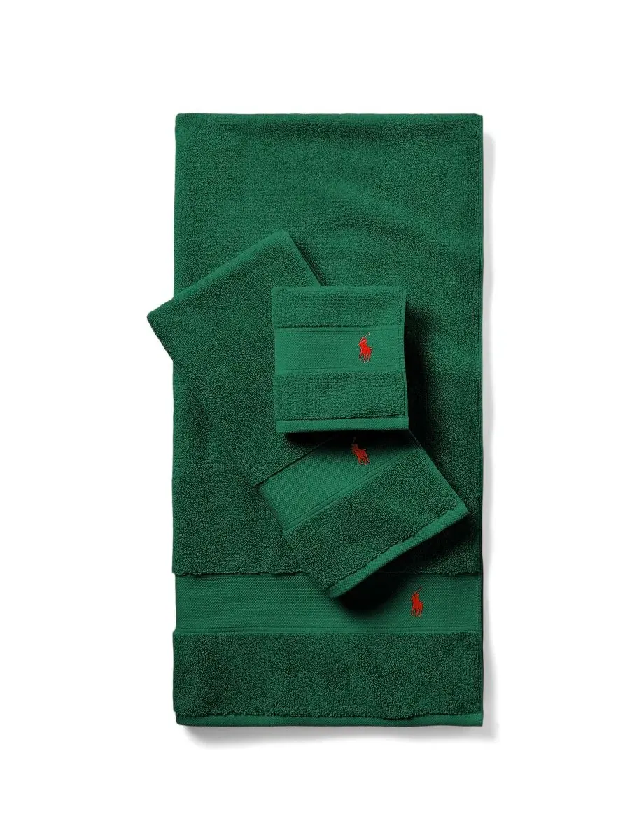Хлопковый коврик, 53 x 79 см Polo Ralph Lauren — изображение 3 из 4, зеленый