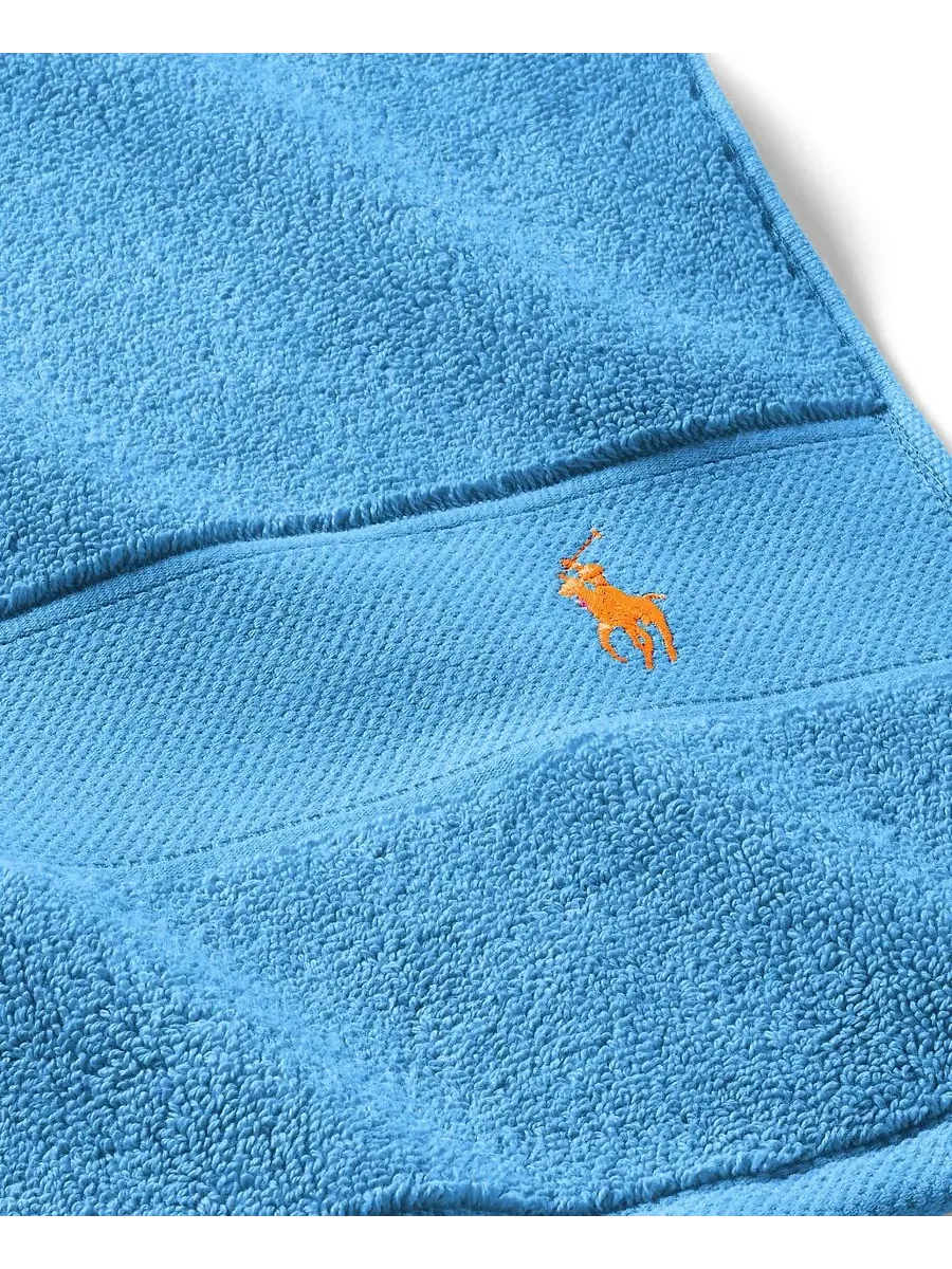 Хлопковый коврик, 53 x 79 см Polo Ralph Lauren — изображение 2 из 4, синий