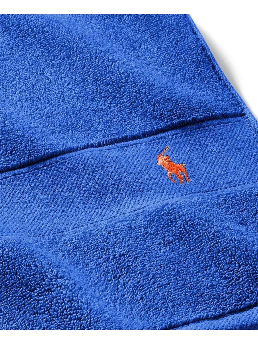 Хлопковый коврик, 53 x 79 см Polo Ralph Lauren — изображение 2 из 4, синий