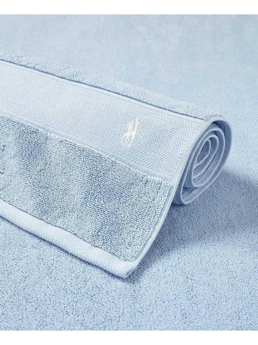 Хлопковый коврик, 53 x 79 см Polo Ralph Lauren — изображение 4 из 4, синий
