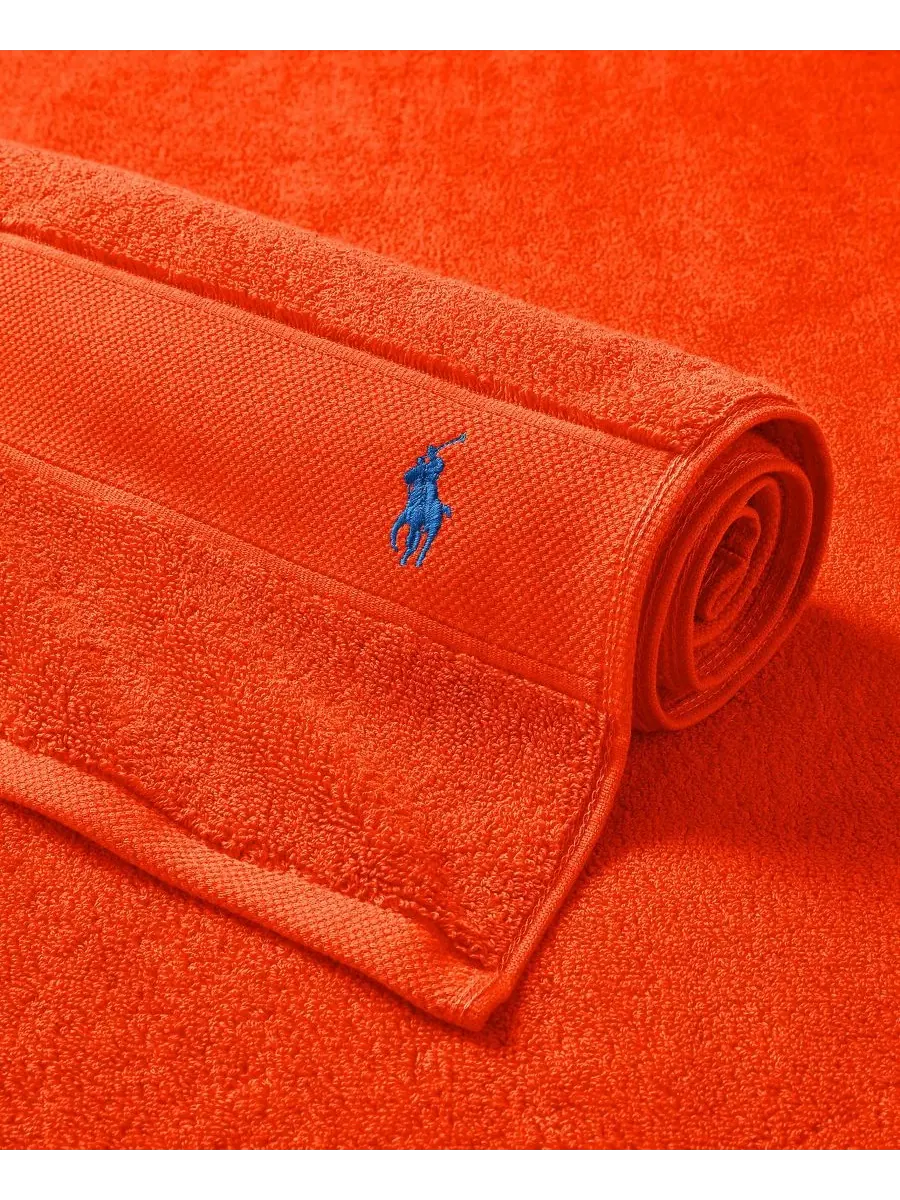 Хлопковый коврик, 53 x 79 см Polo Ralph Lauren — изображение 4 из 4, оранжевый