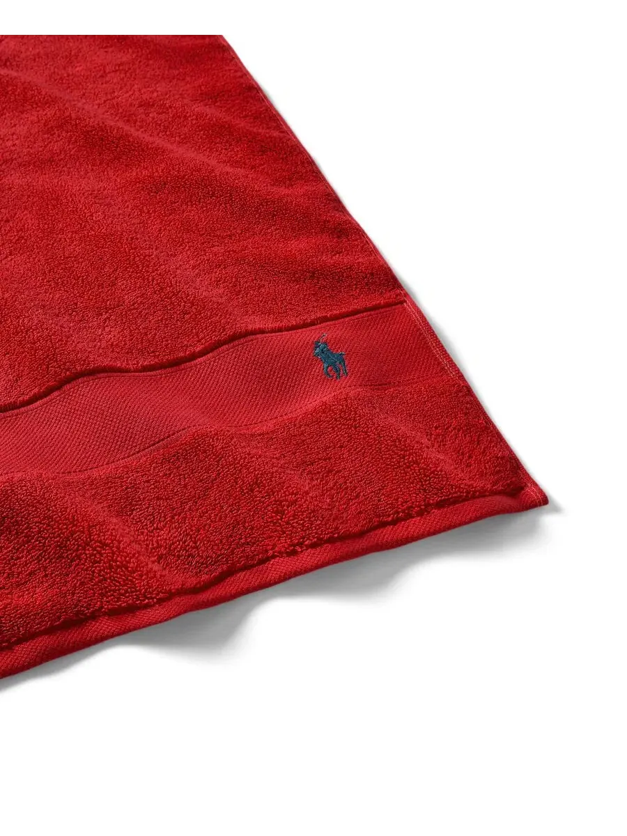 Хлопковый коврик, 53 x 79 см Polo Ralph Lauren — изображение 2 из 4, красный