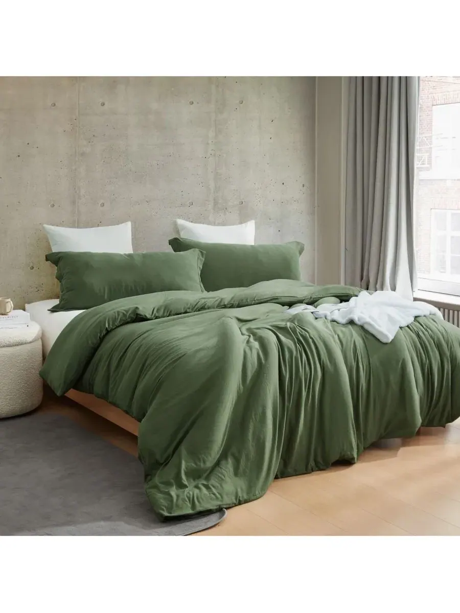 Комплект стеганого одеяла и пододеяльника Natural Loft Coma Inducer, Twin XL