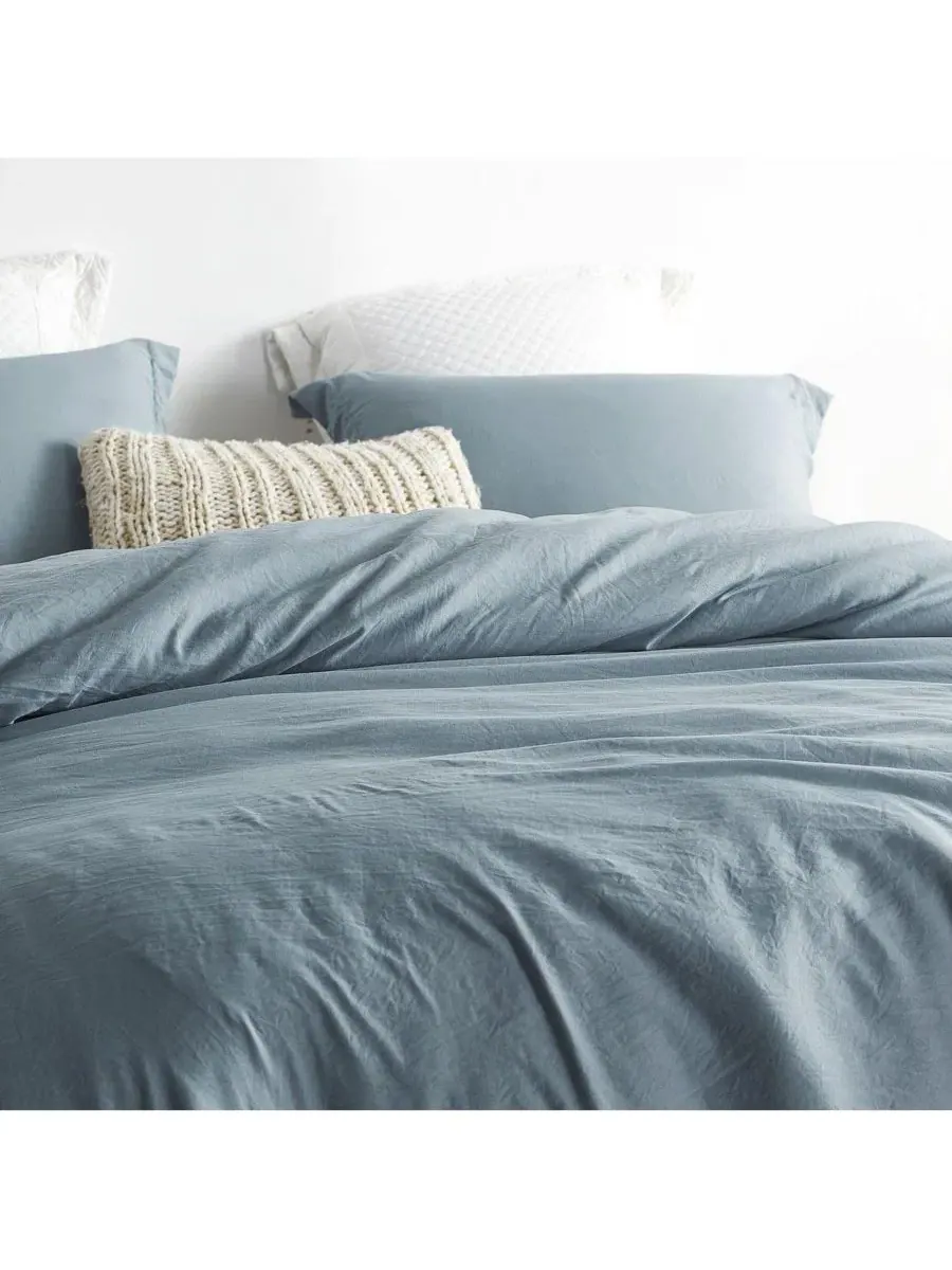 Комплект одеяла с пододеяльником Natural Loft Coma Inducer — изображение 2 из 4, светлый/синий