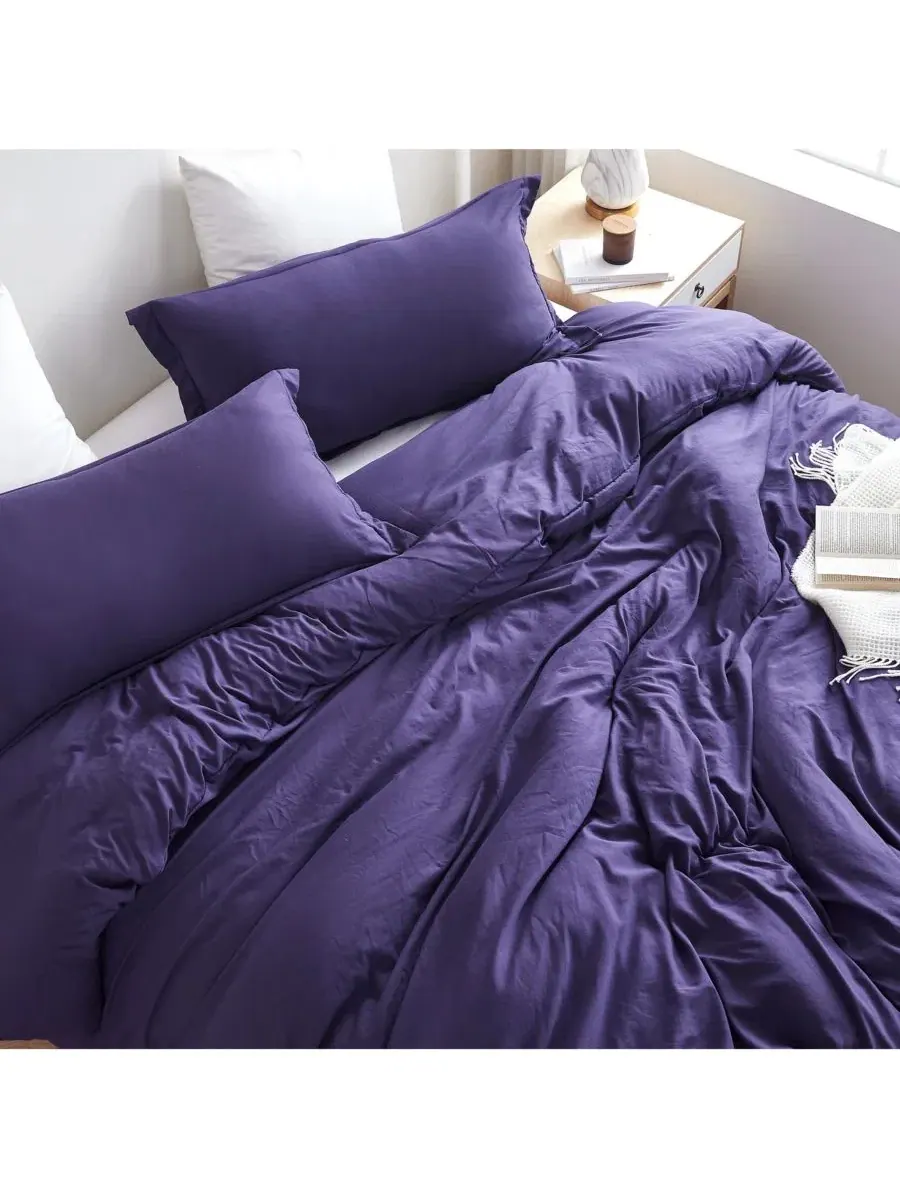 Комплект одеяла с пододеяльником Coma Inducer, Twin XL — изображение 2 из 4, темный фиолетовый