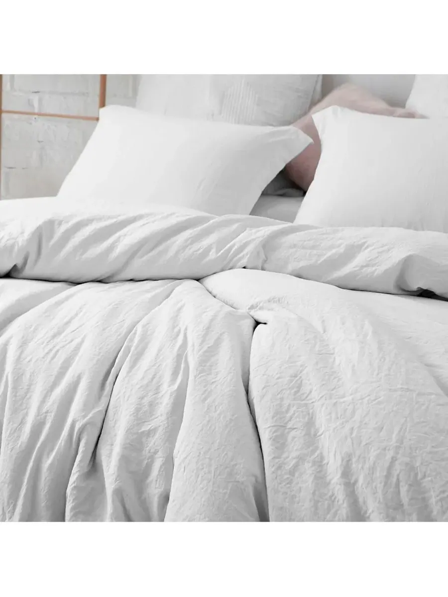 Комплект стеганого одеяла с пододеяльником, сверхтолстый, 400 GSM, модель Loft Coma Inducer Coma — изображение 4 из 4, белый