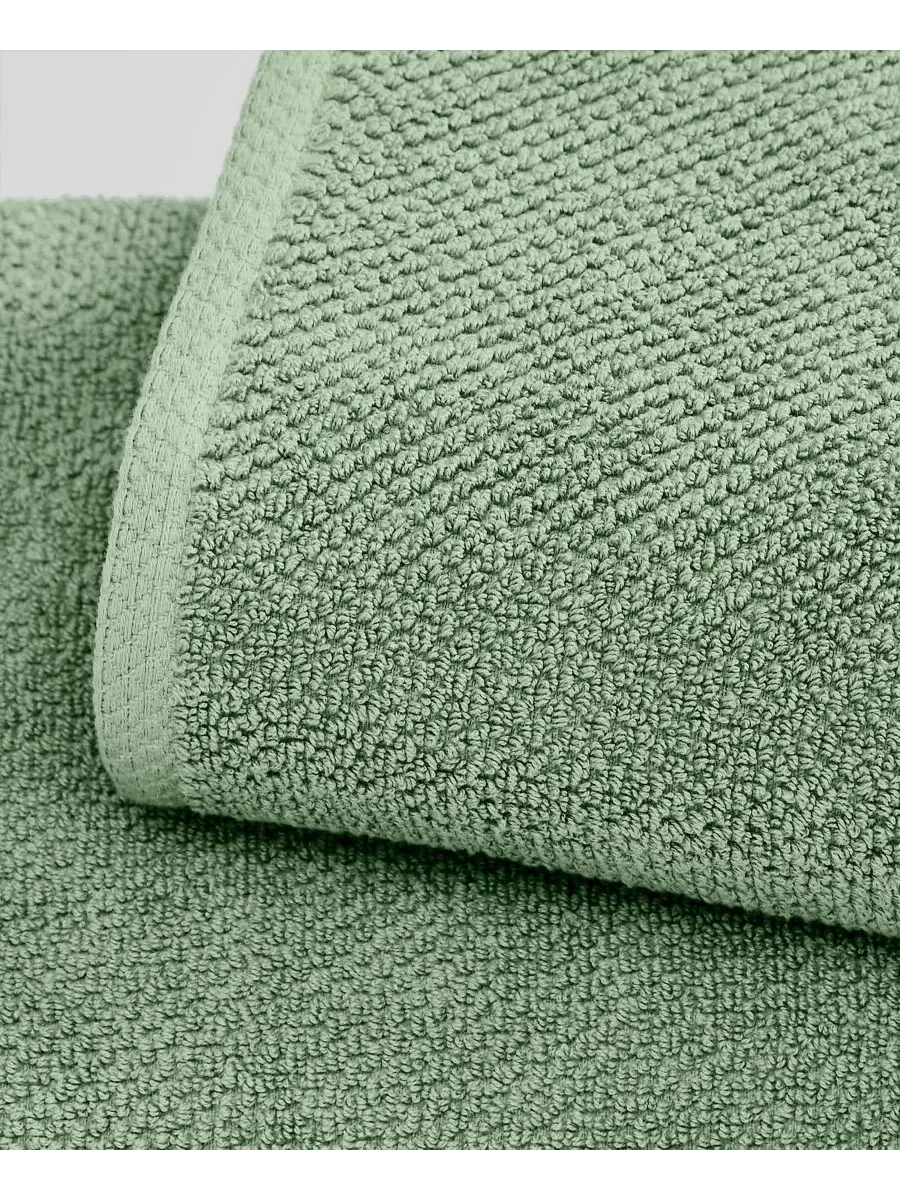 Комплект банных полотенец 6 предметов Luxury Cotton Textured Linery & Co — изображение 5 из 6, синий