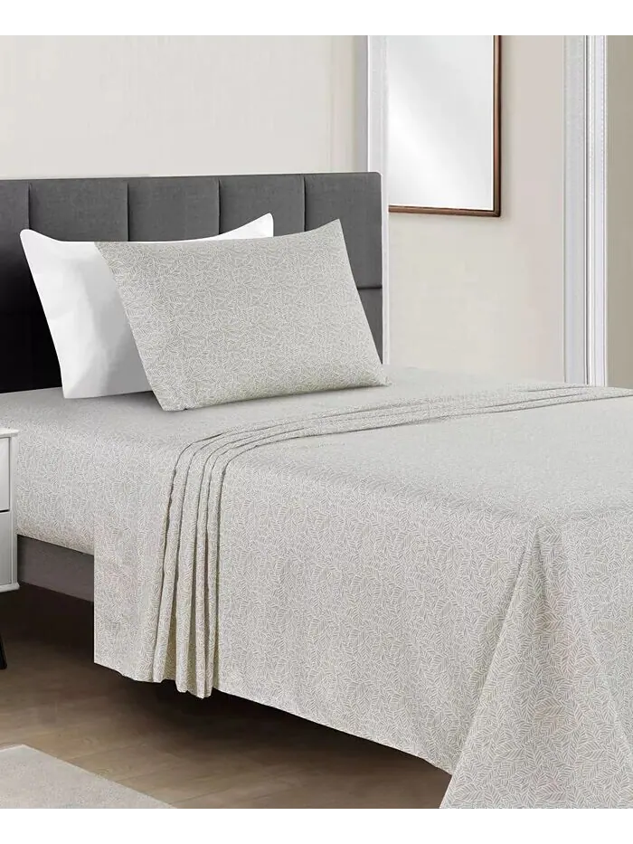 Наборы простыней из микрофибры с принтом Fairfield Square Collection — бежевый