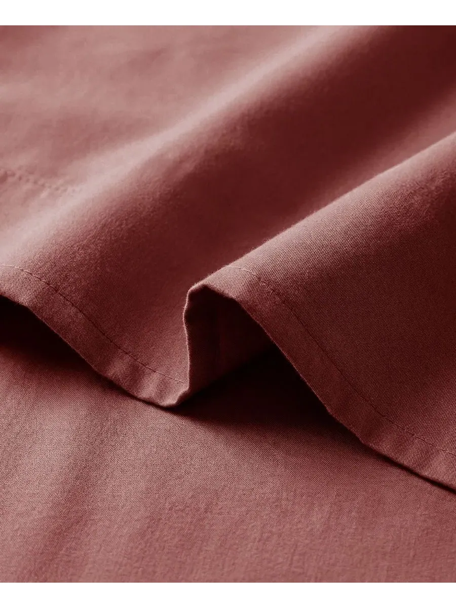 Комплект простыней из 2 шт., King, мягкая ткань Southshore Fine Linens — изображение 4 из 5, красный