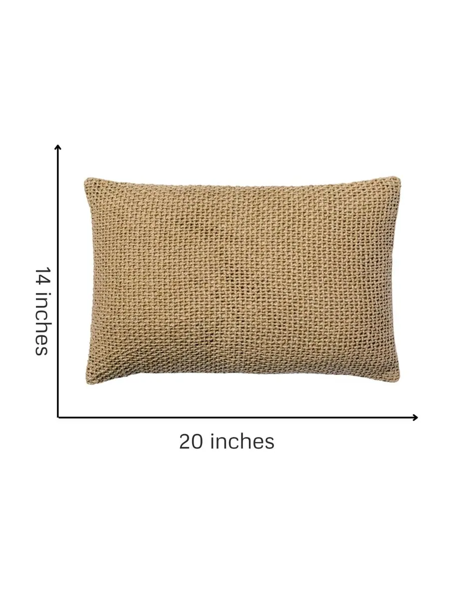 Чехлы для поясничных подушек Madera Cross Weave, 14" x 20", комплект из 2 штук IHI Home — изображение 4 из 7, прозрачный