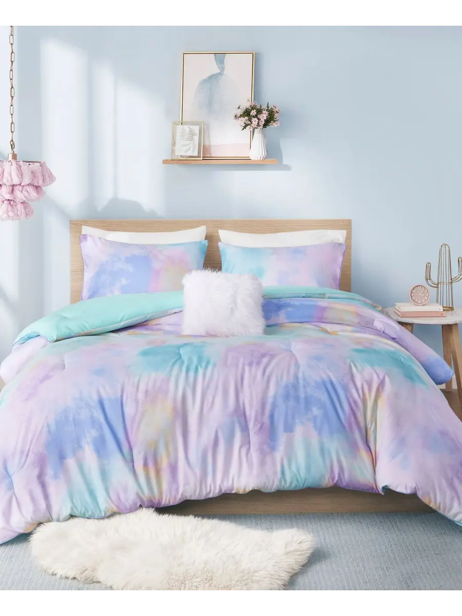 Комплект постельного белья Cassiopeia Watercolor Tie Dye, 4 предмета, размер King/California King — изображение 1 из 10