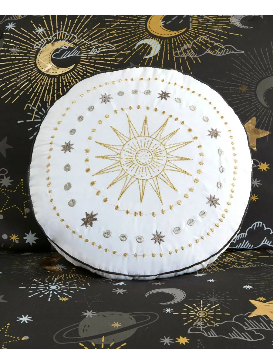 Комплект постельного белья Intelligent Design Celia Starry Sky Metallic из 4 предметов, размер — изображение 10 из 10