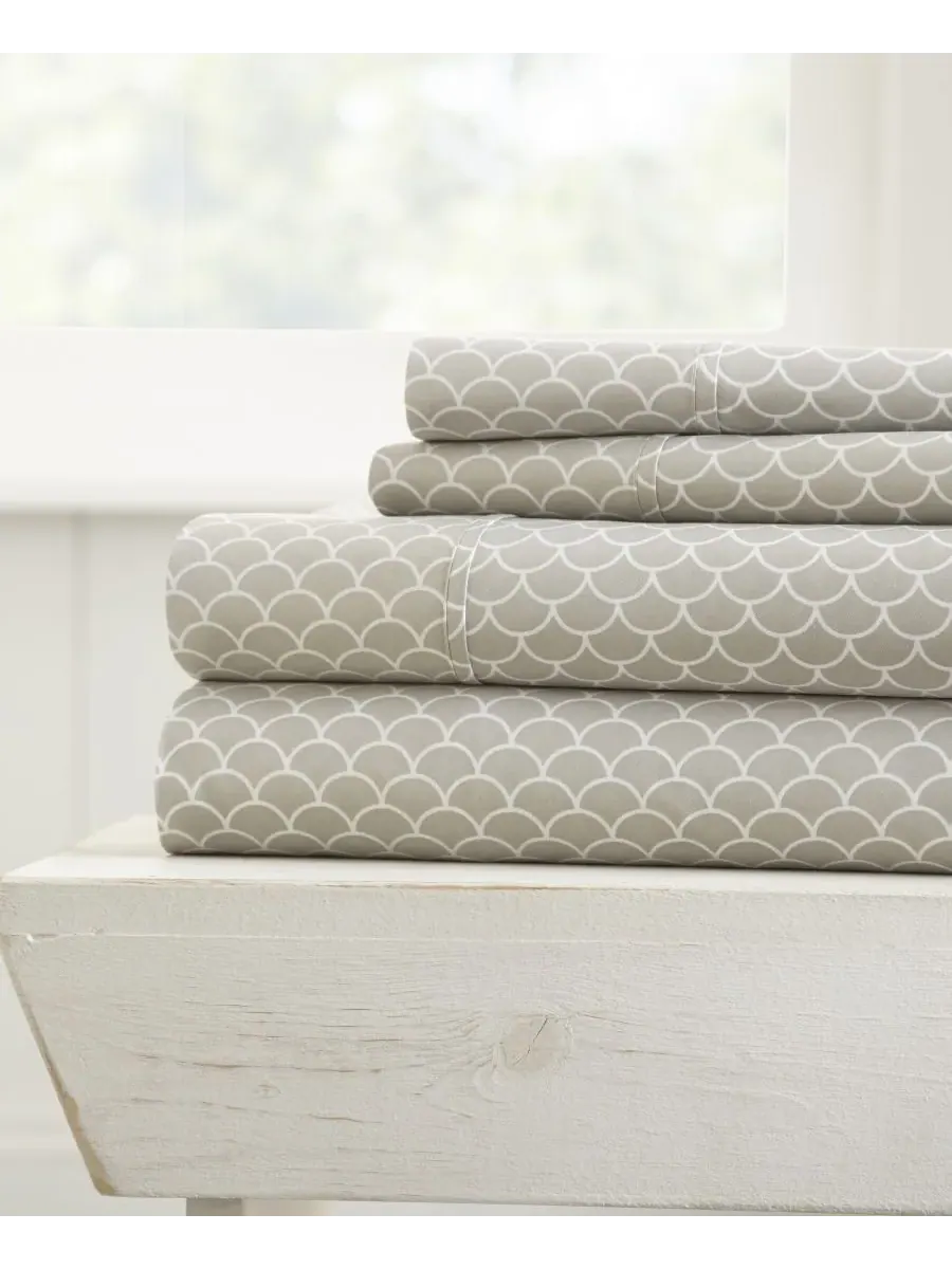 Комплект постельного белья Farmhouse Chic Premium Ultra Soft Pattern из 4 предметов, размер