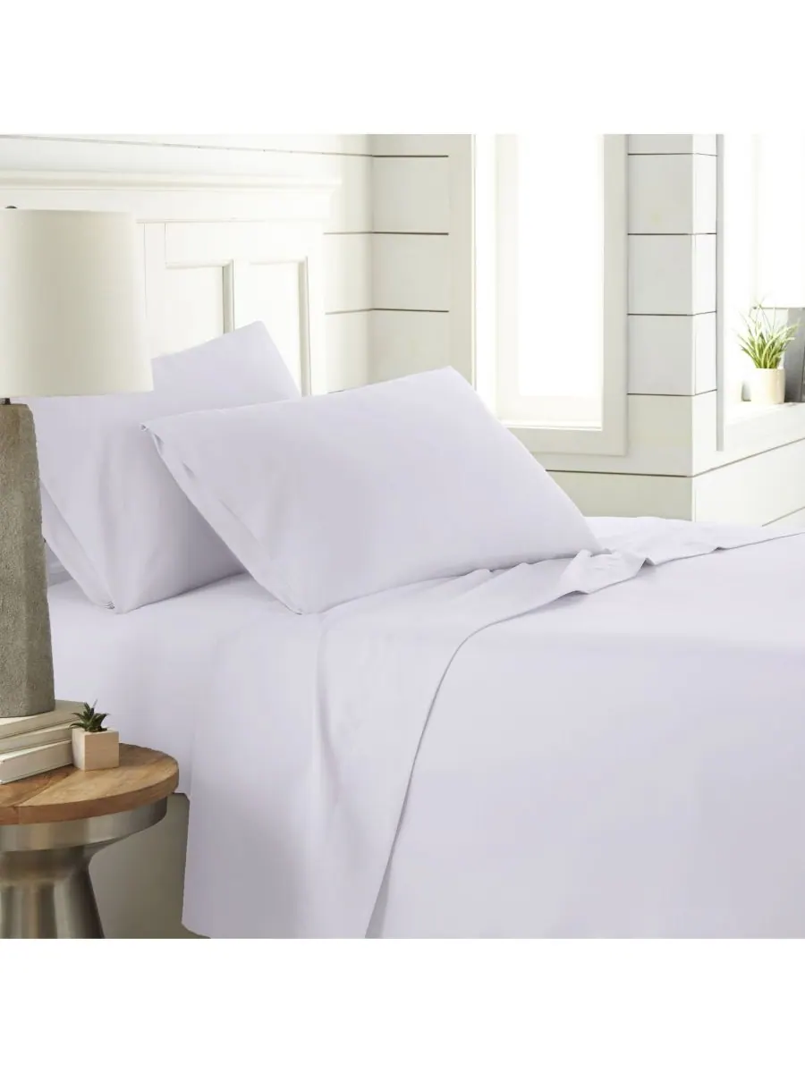Комплект постельного белья Chic Solids Ultra Soft из 4 предметов, размер Full Southshore Fine Linens — изображение 8 из 8