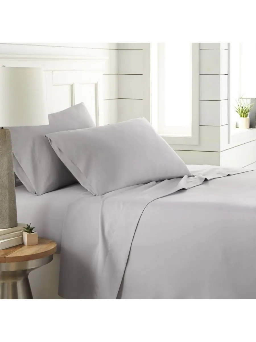 Комплект постельного белья Chic Solids Ultra Soft из 4 предметов, размер Full Southshore Fine Linens — изображение 4 из 8