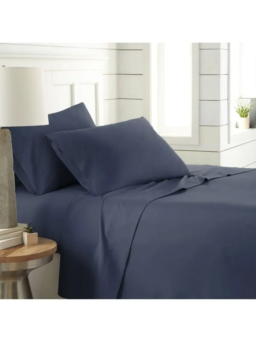 Комплект постельного белья Chic Solids Ultra Soft из 4 предметов, размер Full Southshore Fine Linens — изображение 1 из 8
